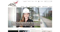 Desktop Screenshot of apg.at
